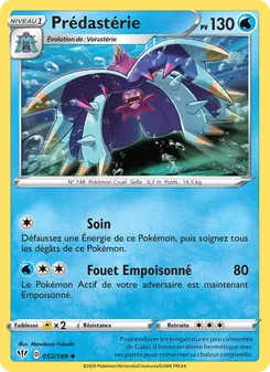Carte Pokémon Prédastérie 52 — Ténèbres Embrasées