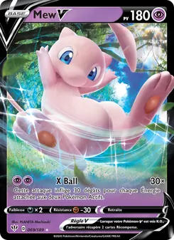 Carte Pokémon Mew V 69 — Ténèbres Embrasées