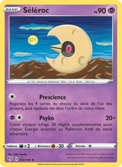 Carte Pokémon Séléroc 72 — Ténèbres Embrasées