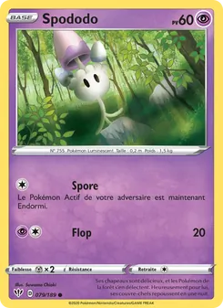 Carte Pokémon Spododo 79 — Ténèbres Embrasées