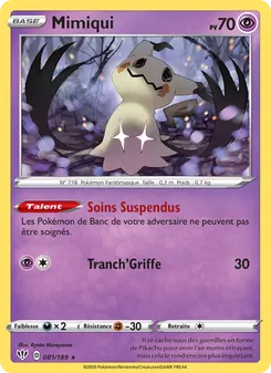 Carte Pokémon Mimiqui 81 — Ténèbres Embrasées