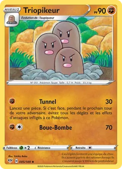 Carte Pokémon Triopikeur 85 — Ténèbres Embrasées