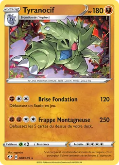 Carte Pokémon Tyranocif 88 — Ténèbres Embrasées
