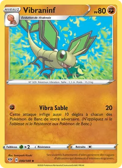 Carte Pokémon Vibraninf 90 — Ténèbres Embrasées