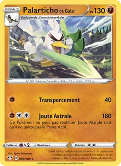 Carte Pokémon Palarticho de Galar 98 — Ténèbres Embrasées
