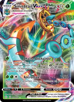 Carte Pokémon Sinistrail VMAX 10 — Destinées Radieuses