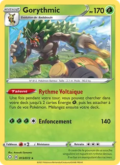 Carte Pokémon Gorythmic 13