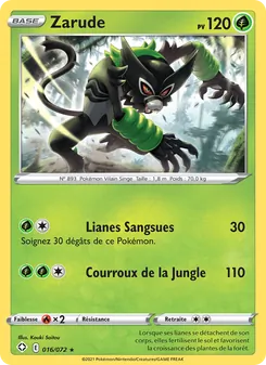 Carte Pokémon Zarude 16