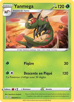 Carte Pokémon Yanmega 2 — Destinées Radieuses