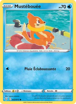 Carte Pokémon Mustébouée 22 — Destinées Radieuses