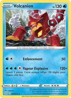 Carte Pokémon Volcanion 25 — Destinées Radieuses