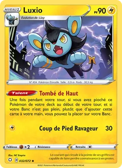 Carte Pokémon Luxio 32 — Destinées Radieuses