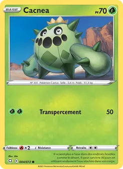 Carte Pokémon Cacnea 4