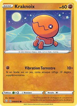 Carte Pokémon Kraknoix 40 — Destinées Radieuses