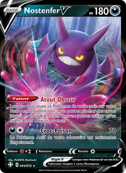 Carte Pokémon Nostenfer V 44 — Destinées Radieuses