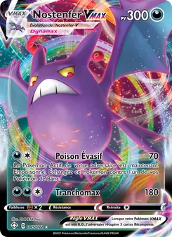 Carte Pokémon Nostenfer VMAX 45