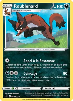 Carte Pokémon Roublenard 48