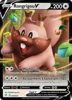 Carte Pokémon Rongrigou V 53
