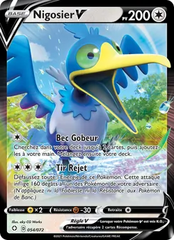 Carte Pokémon Nigosier V 54 — Destinées Radieuses