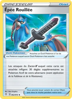 Carte Pokémon Épée Rouillée 62 — Destinées Radieuses