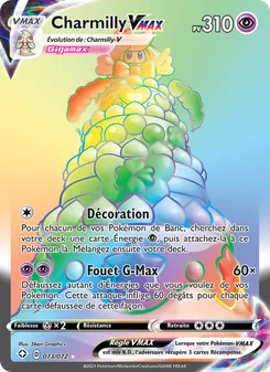 Carte Pokémon Charmilly VMAX 73 — Destinées Radieuses