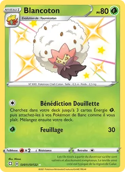 Carte Pokémon Blancoton SV011 — Destinées Radieuses