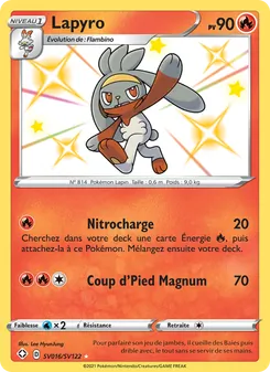 Carte Pokémon Lapyro SV016 — Destinées Radieuses