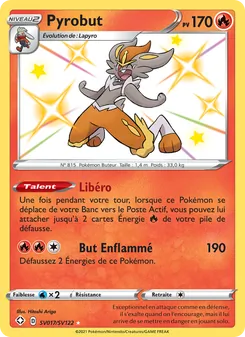 Carte Pokémon Pyrobut SV017 — Destinées Radieuses