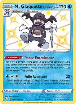 Carte Pokémon M. Glaquette de Galar SV021 — Destinées Radieuses