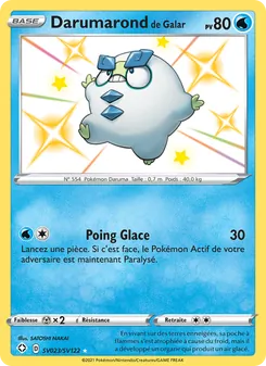 Carte Pokémon Darumarond de Galar SV023 — Destinées Radieuses
