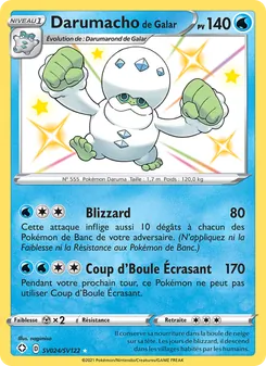 Carte Pokémon Darumacho de Galar SV024 — Destinées Radieuses
