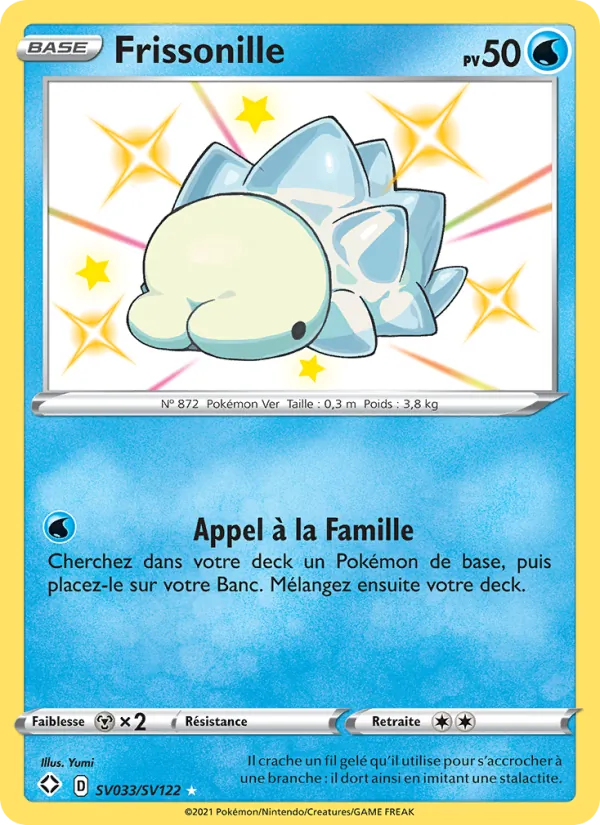 Carte Pokémon Frissonille SV033/72 de l'extension Destinées Radieuses