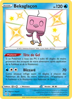 Carte Pokémon Bekaglaçon SV035 — Destinées Radieuses