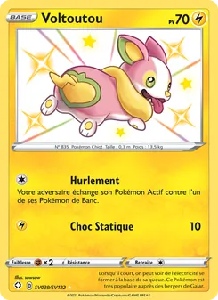 Carte Pokémon Voltoutou SV039 — Destinées Radieuses