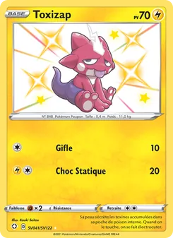 Carte Pokémon Toxizap SV041 — Destinées Radieuses