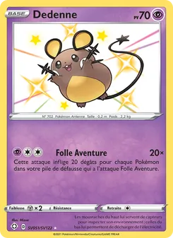 Carte Pokémon Dedenne SV051 — Destinées Radieuses