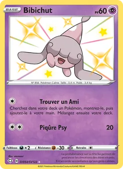 Carte Pokémon Bibichut SV054 — Destinées Radieuses