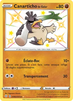Carte Pokémon Canarticho de Galar SV063 — Destinées Radieuses