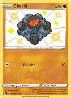 Carte Pokémon Charbi SV067 — Destinées Radieuses