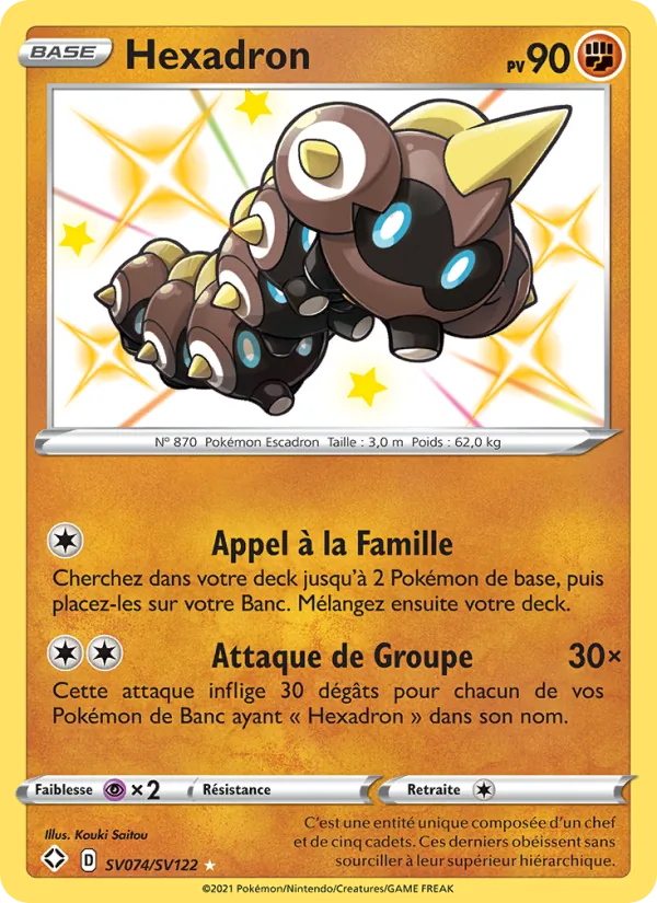 Carte Pokémon Hexadron SV074/72 de l'extension Destinées Radieuses