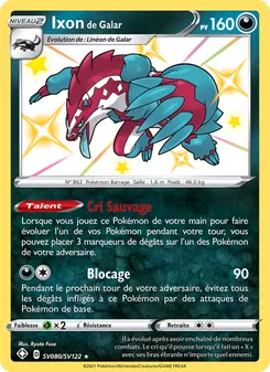Carte Pokémon Ixon de Galar SV080 — Destinées Radieuses