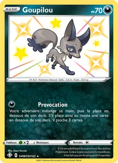Carte Pokémon Goupilou SV081 — Destinées Radieuses