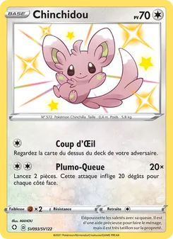 Carte Pokémon Chinchidou SV093 — Destinées Radieuses