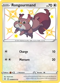 Carte Pokémon Rongourmand SV099 — Destinées Radieuses
