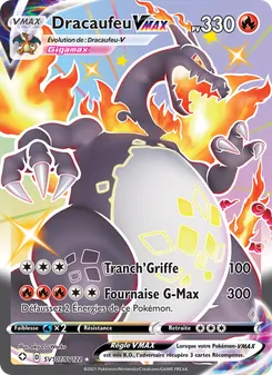 Carte Pokémon Dracaufeu VMAX SV107 — Destinées Radieuses