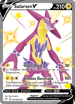 Carte Pokémon Salarsen V SV112 — Destinées Radieuses