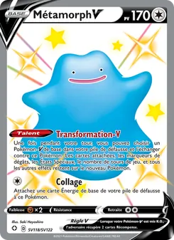 Carte Pokémon Métamorph V SV118 — Destinées Radieuses