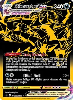 Carte Pokémon Éthernatos VMAX SV122 — Destinées Radieuses