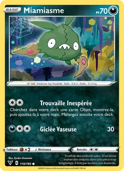 Carte Pokémon Miamiasme 110 — Voltage Éclatant
