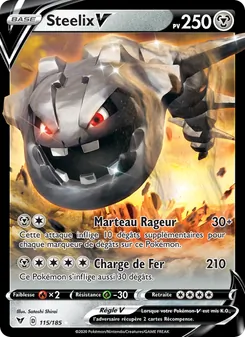 Carte Pokémon Steelix V 115 — Voltage Éclatant